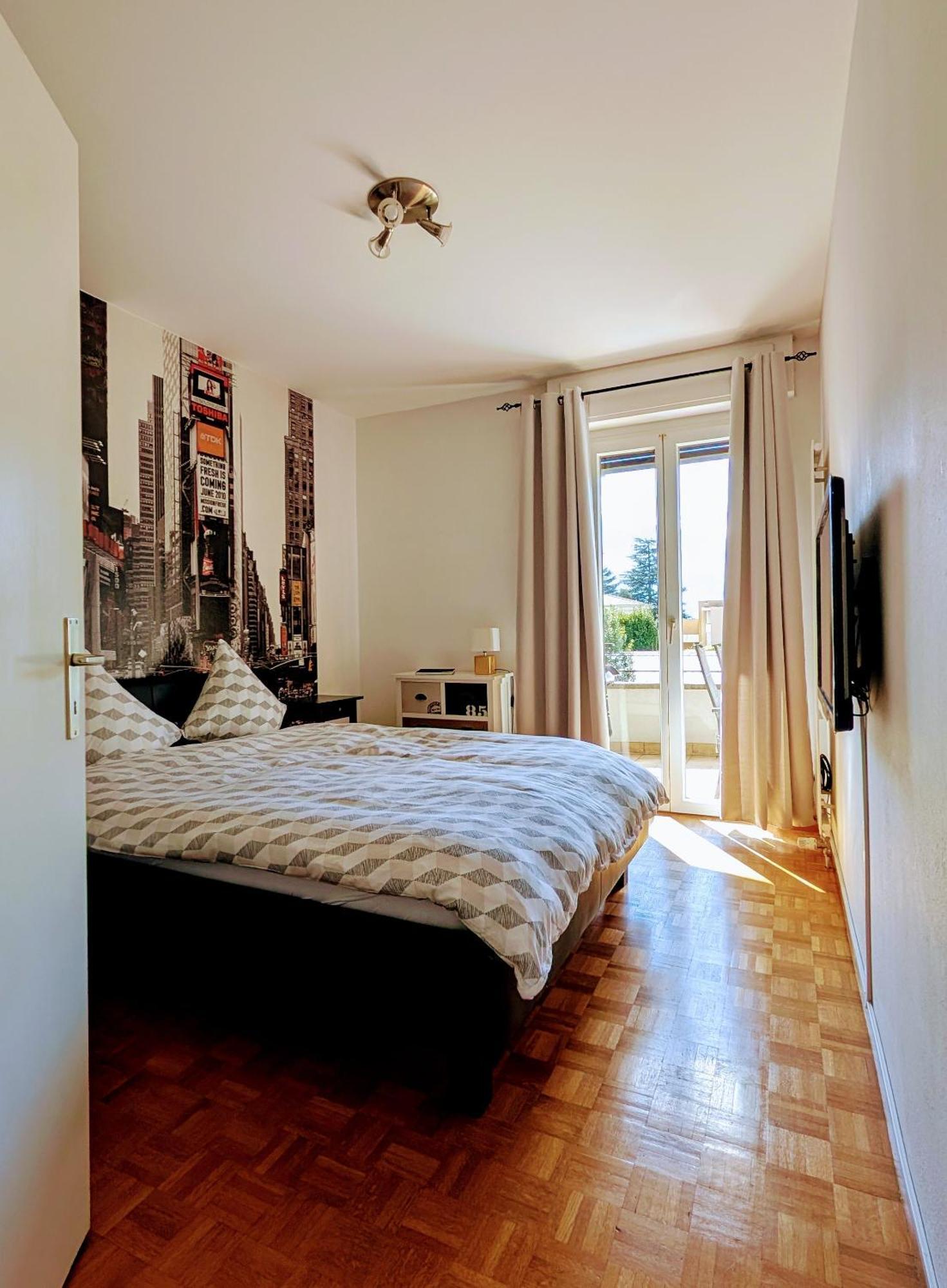 Locarno, Casa Pioda - Nahe Zentrum, Mit Balkon Und Parkplatz Exterior photo